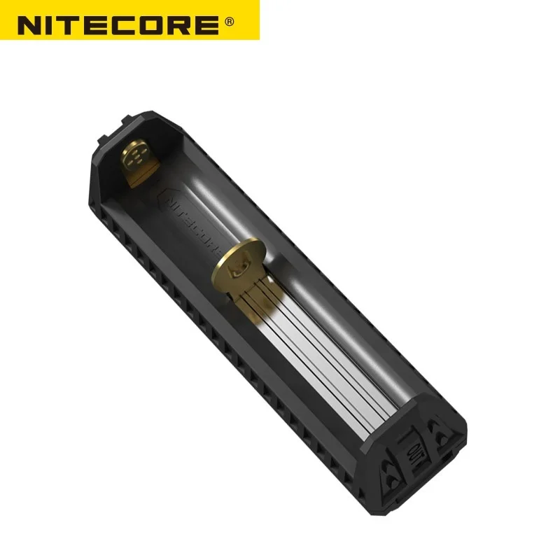 NITECORE F1 зарядное устройство 5V 1A Micro-USB внешний смарт-аккумулятор для Li-Ion IMR 26650 18650 10440 14500 батареи зарядное устройство