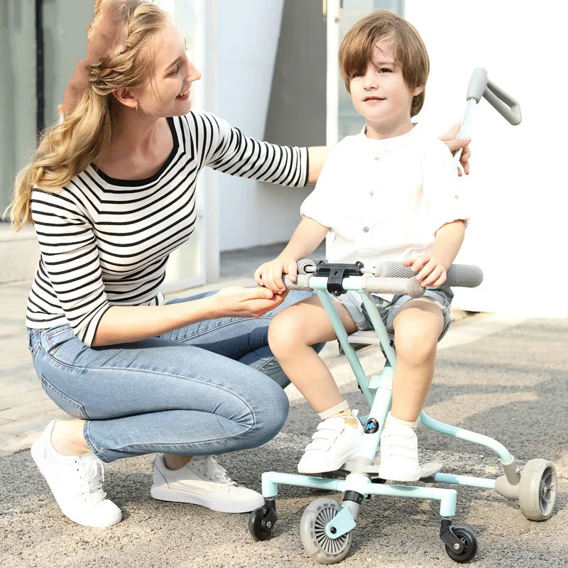 PRYDYC детская коляска для езды на велосипеде ультра легкий складной От 3 до 5 лет с