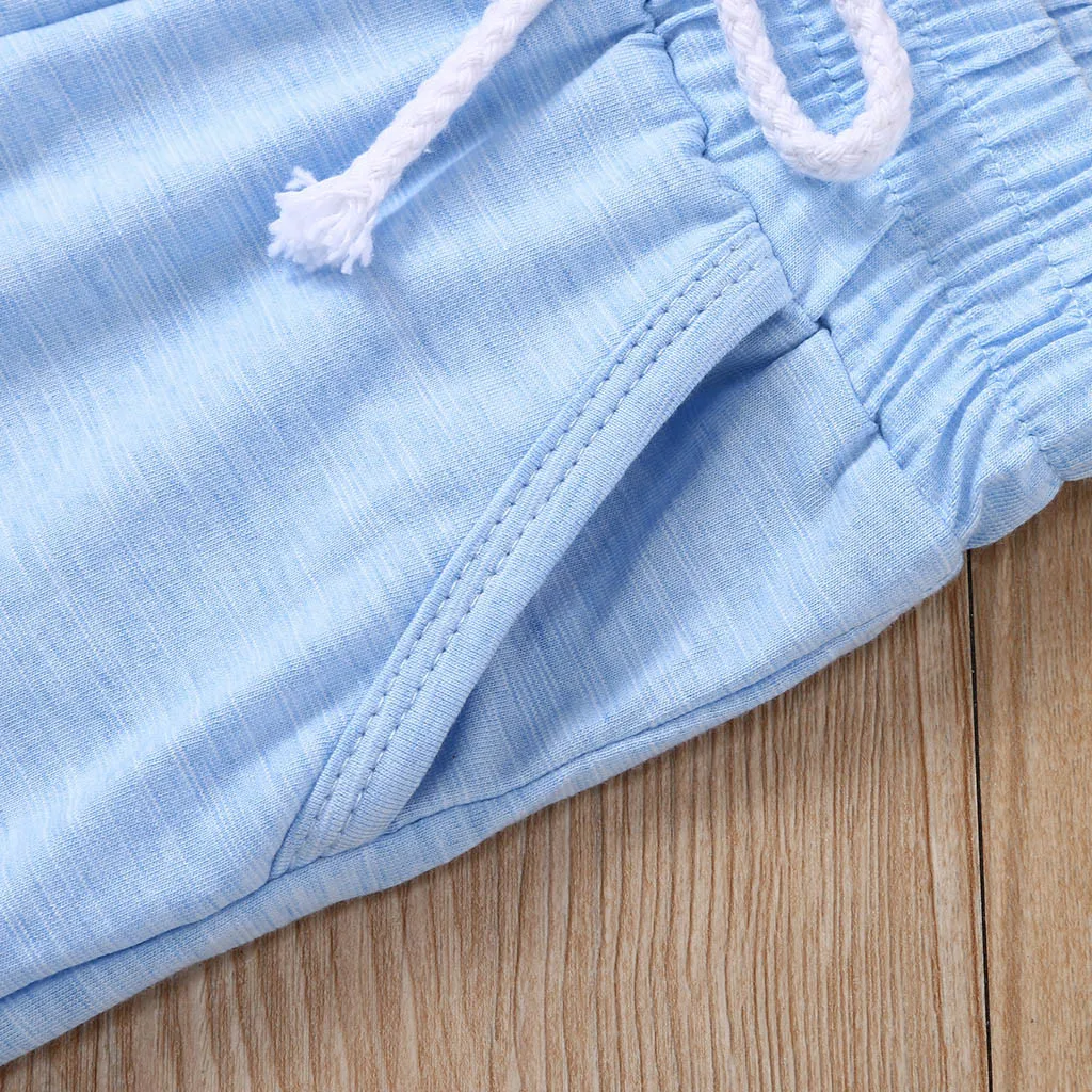 Kids Autumn Clothes Newborn Infant Baby Boys Girls Solid Hoodie Shirt Tops+ Pants Outfits Set Meisjes Kleding 6M-24M | Детская одежда и