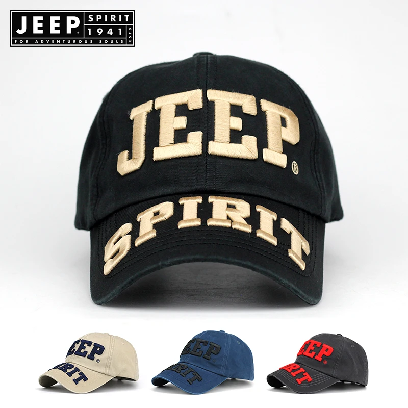 Бренд JEEP SPIRIT мужская бейсбольная Кепка для мужчин и женщин Snapback Hat Bone Gorras Para Hombre