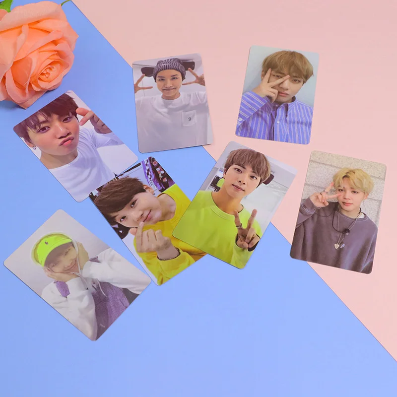 

Bangtan Boys Kpop карты памяти индивидуальный Держатель двойной матрас печатные конечности ломо карты премиум фотография
