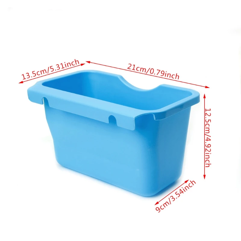 

Plastic Kitchen Cabinet Door Hanging Trash Garbage Can Bin Rubbish Container