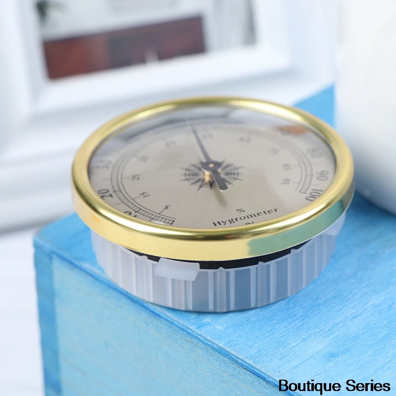 Внутренний и наружный универсальный гигрометр с золотым эстетическим диаметром