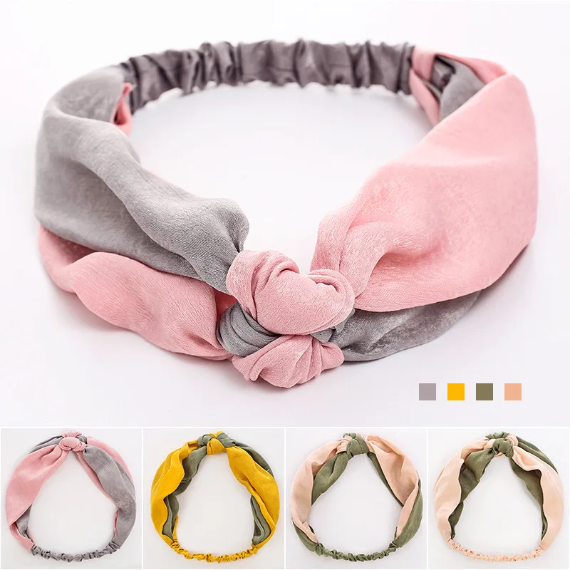 

yoga sport haarband chunky hairband elastic stretchy headband for women headwear cross hairbands hair accessories