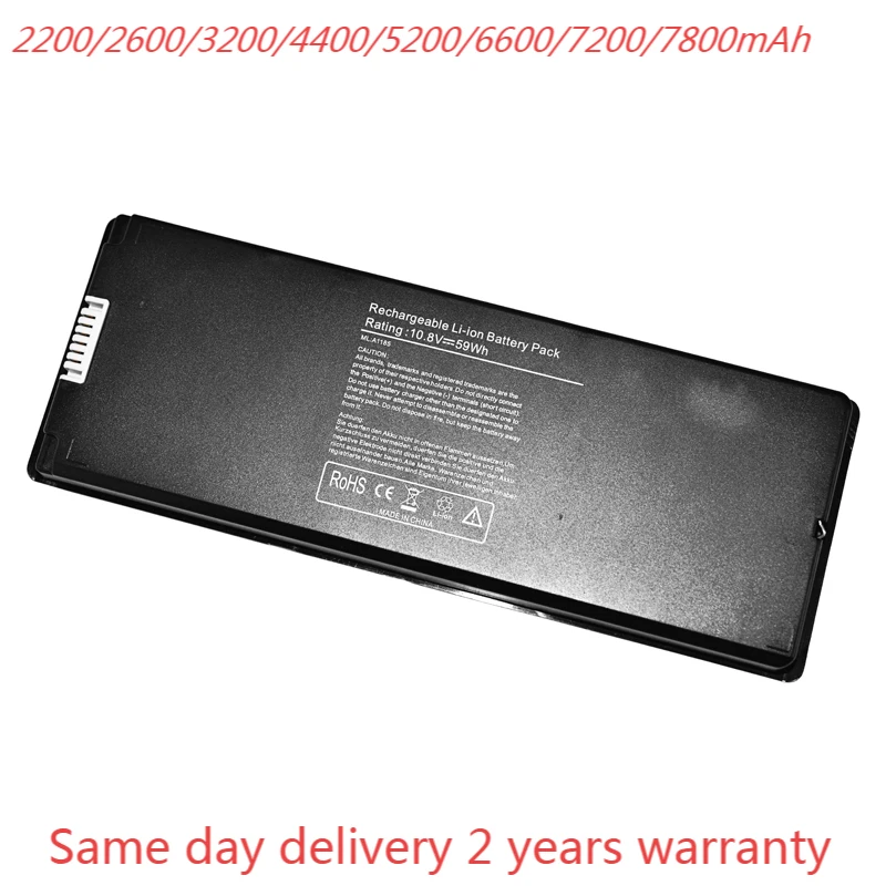 Аккумулятор A1185 для ноутбука Apple MacBook 13 дюймов A1181 MA254 MA255 MA699 MA700 MB061 */A MB062 MB402 MB403