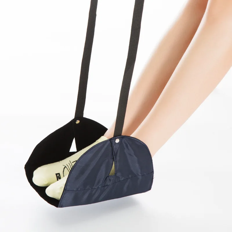 Удобная вешалка для путешествий самолет подставка ног гамак Сделано с пеной