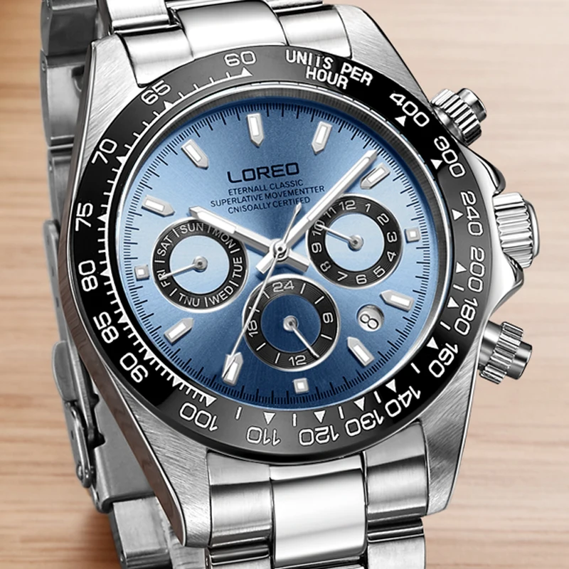 Часы мужские механические с автоподзаводом водонепроницаемость до 100 м