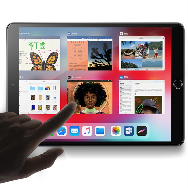 9H закаленное стекло для iPad 10 2 дюйма 2020 2.5D полное покрытие Защита экрана Pro 11 Air 3 MiNi