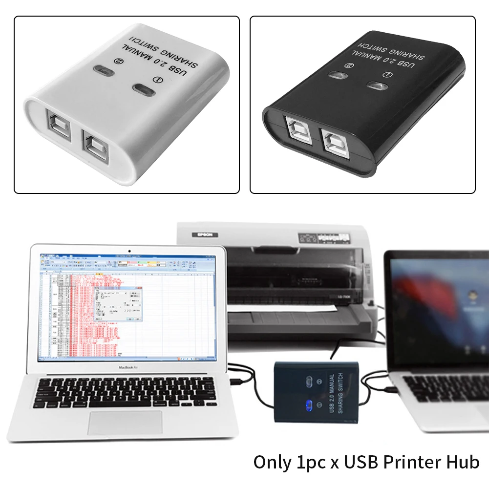Устройство для совместного использования USB-принтера 2 в 1 устройство принтера