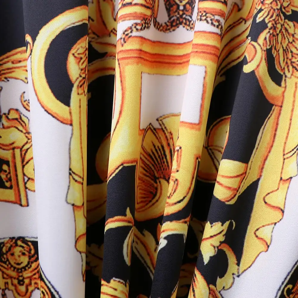 Новинка 2020 роскошные Брендовые мужские рубашки с цветочным принтом повседневные