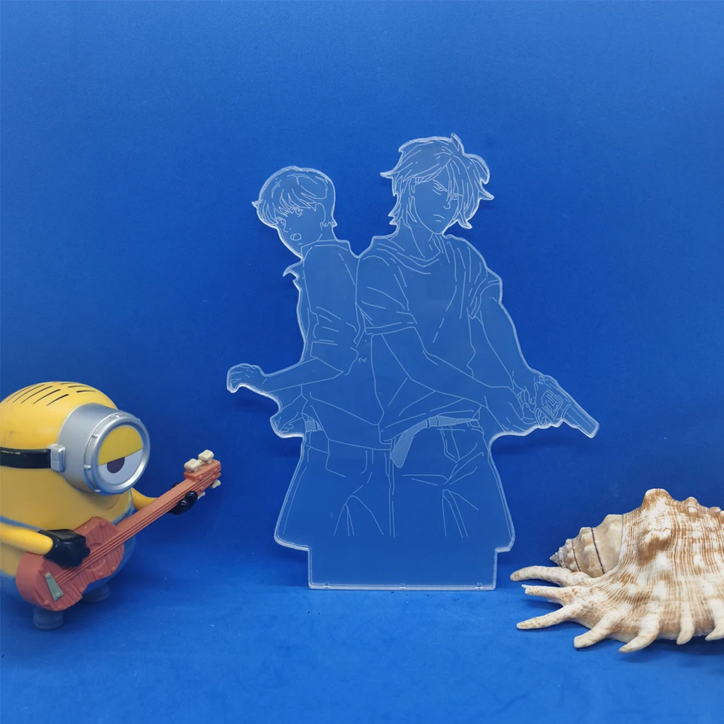 Светодиодный ночсветильник атака на Титанов акриловая доска аниме фигурка лампа