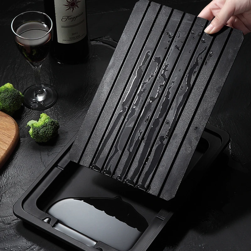 

12 Multiplying Power Fast Thawing Board Meat Thawing Tray Frozen Food Defrost Tray Steak Defrosting Board Health Physics Thawing