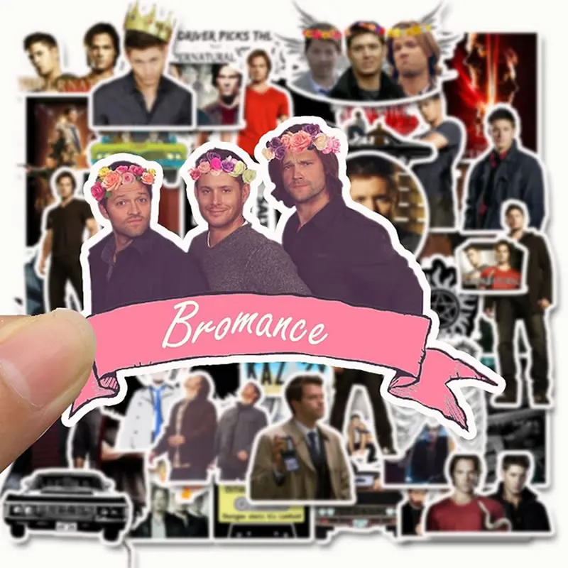 50 шт./упак. водонепроницаемые супернатуральные наклейки скейтборд гитара