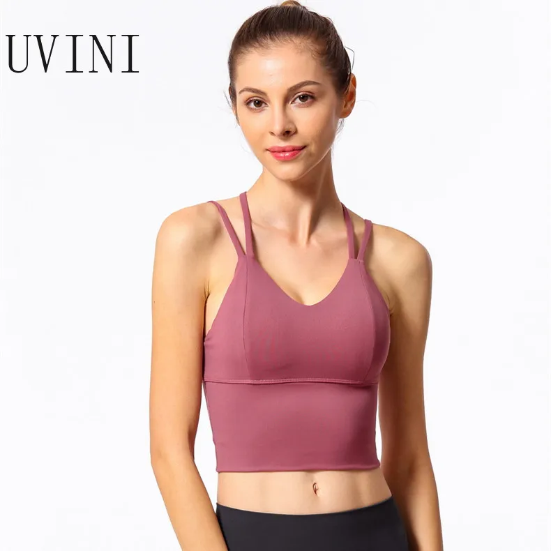 Бесшовный спортивный бюстгальтер высокоэффективный Женский мягкий топ для