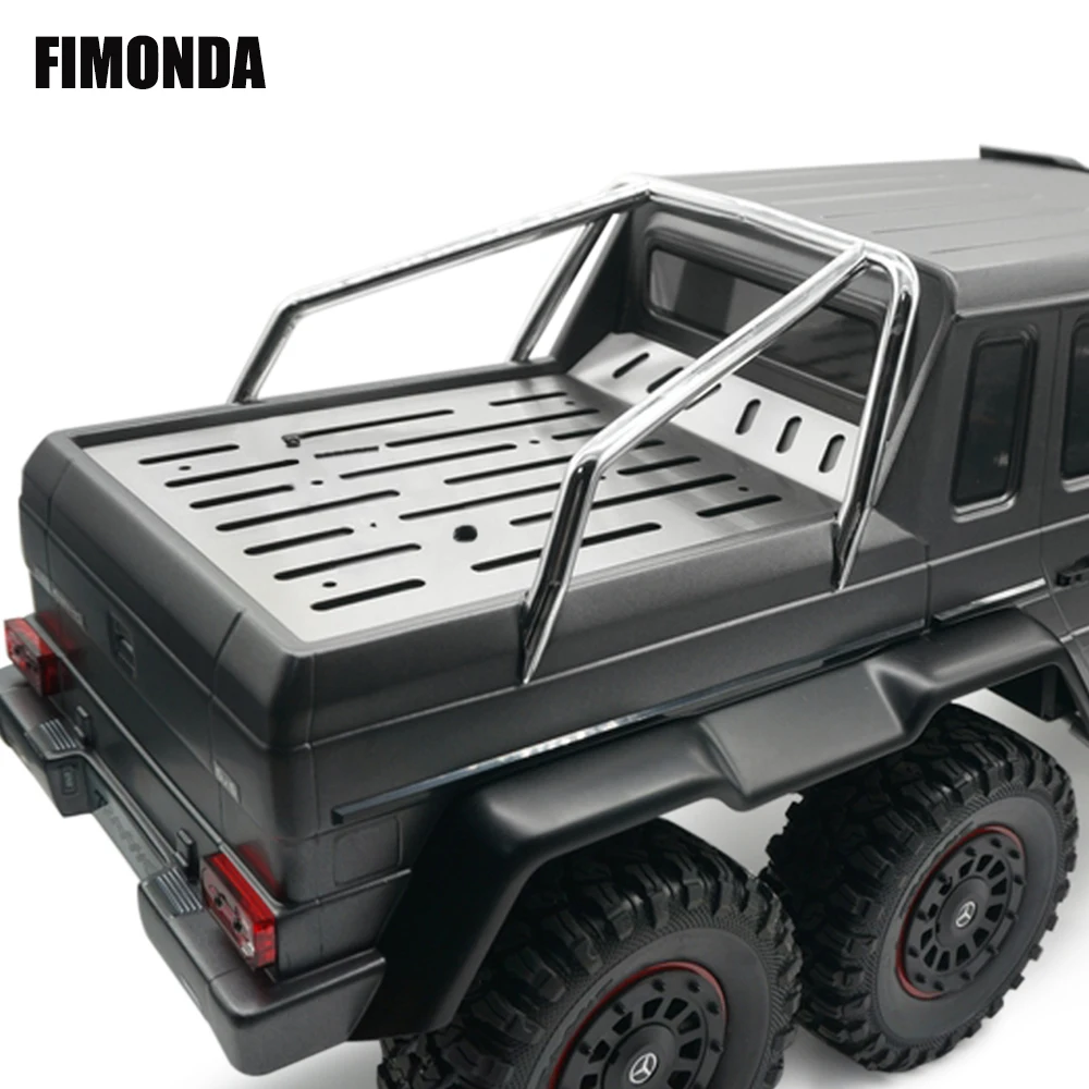 FIMONDA TRX 6 задняя пластина багажника из нержавеющей стали для 1/10 гусеничного