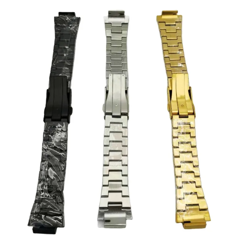 

SmartWatch Metal Watchband For Casio G-shock 5600 5610 Stainless Steel Wrist Strap Replacement Wristband Strap Fit Women Men