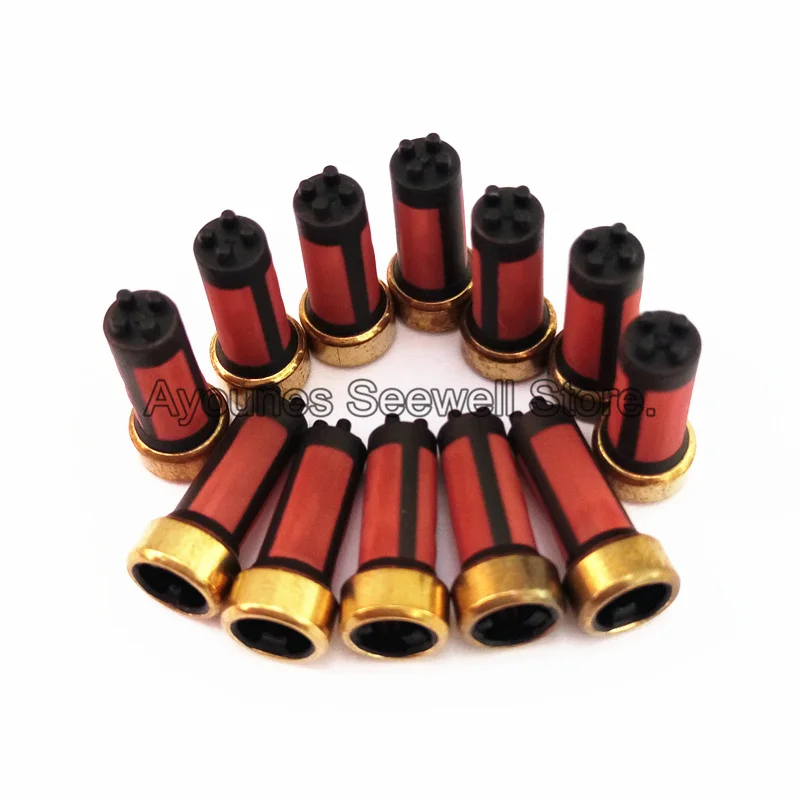 MD619962 оптовая продажа 50 шт. высококачественный топливный инжектор фильтр 14*3*6 мм