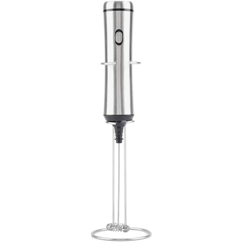 

Milk Frother, Handheld Stainless Steel Electric Foam Maker USB Rechargeable Frother Whisk for Coffee,Latte, Cappuccino
