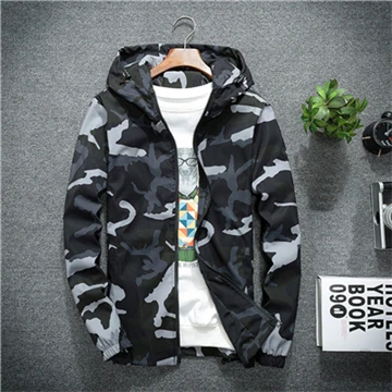 

Men's New Camo Jackets Spring Autumn Casual Coats Hooded Jacket Camouflage Fashion Male Outwear Brand Clothing 5XL