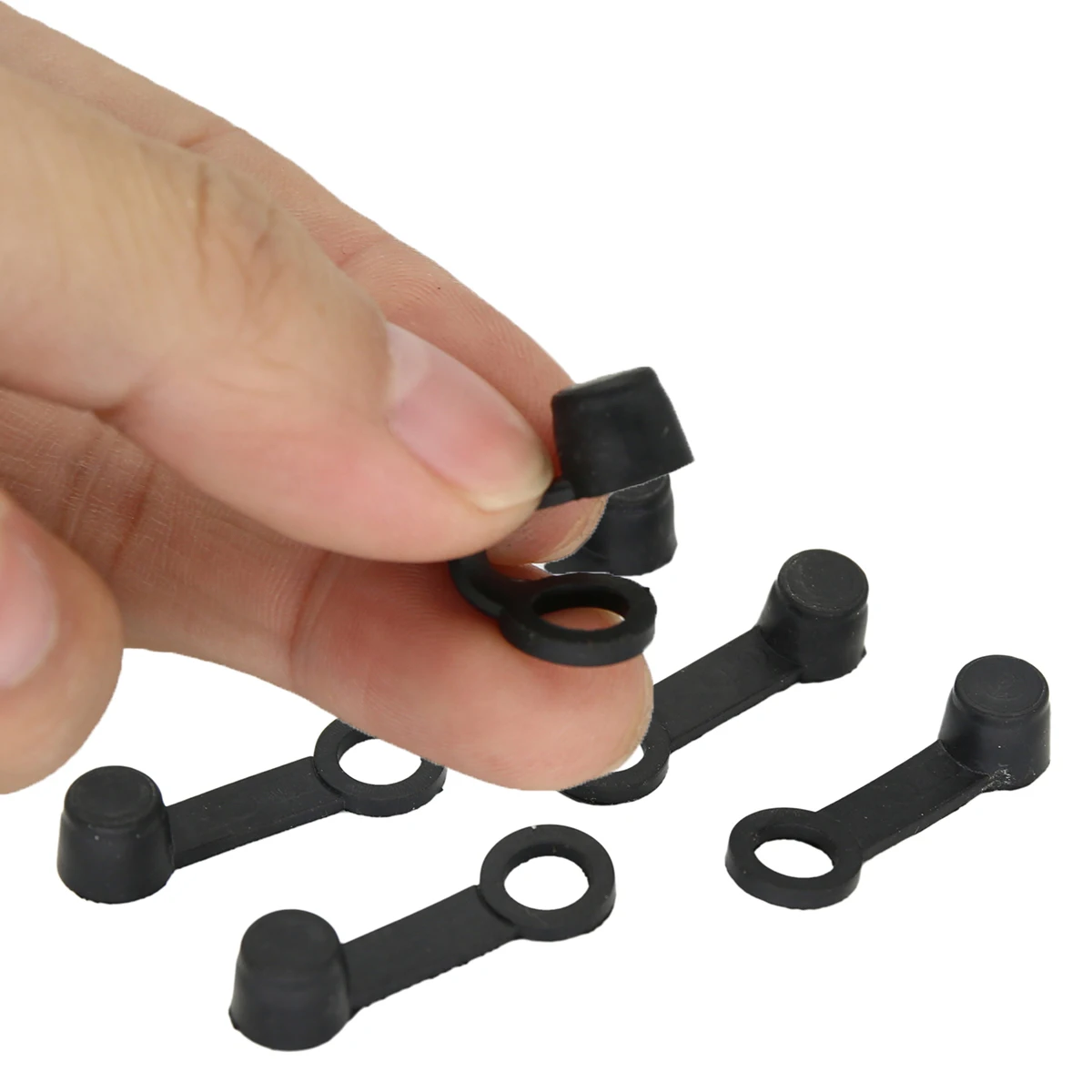 

10pcs Car Brake Pump Dust Cap Oil Drain Screw Cap Brake Caliper Sealing Nipple Screw Dust Cap Cover Rubber Motorcycle