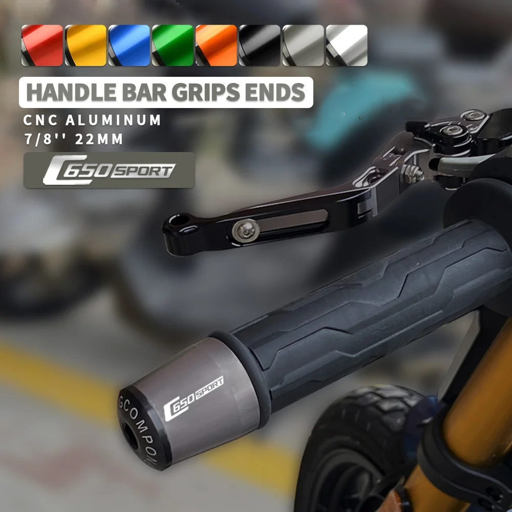 

For BMW C650 SPORT 2015 2016 2017 2018 Motorcycle 7/8'' Handle Bar End Handlebar Grips Caps Handle Handlebar Plug End Cap grip