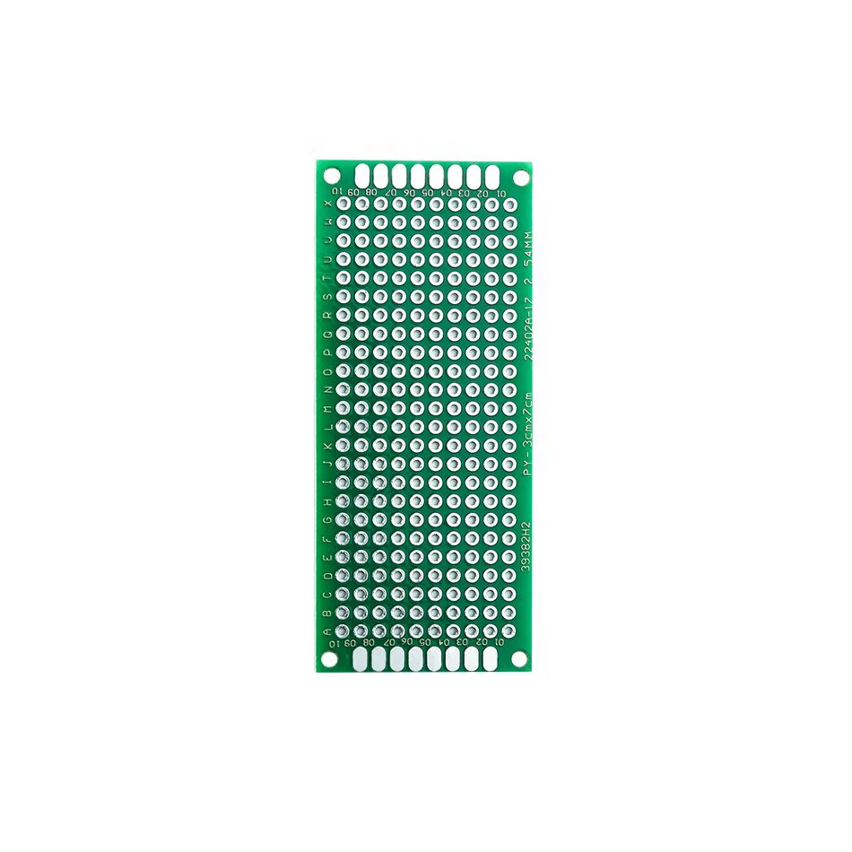 5pcs/lot 4x6 3x7 5x7 2x8 7x9cm Double Side Prototype Diy Universal Printed Circuit PCB Board Protoboard For Arduino | Электронные