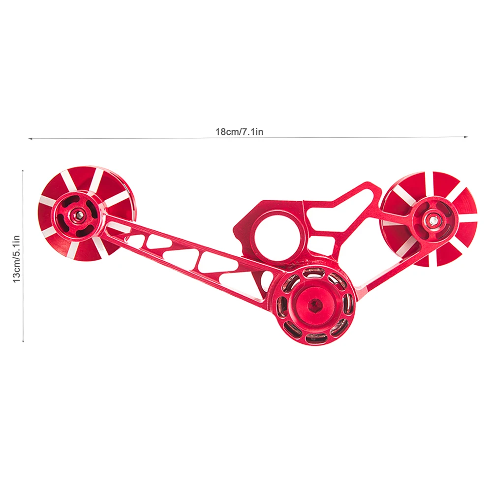 

Folding Bike Chain Tensioner Folding Bicycle Rear Derailleur Tensioner 1/2/3/6 Speed for Internal and External Transmission