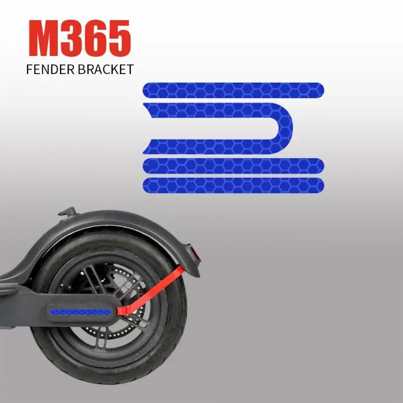 Светоотражающая наклейка на переднее и заднее колесо для Xiaomi Mija M365 Segway Ninebot es2 es4, аксессуары для электроскутера, крышка, части корпуса