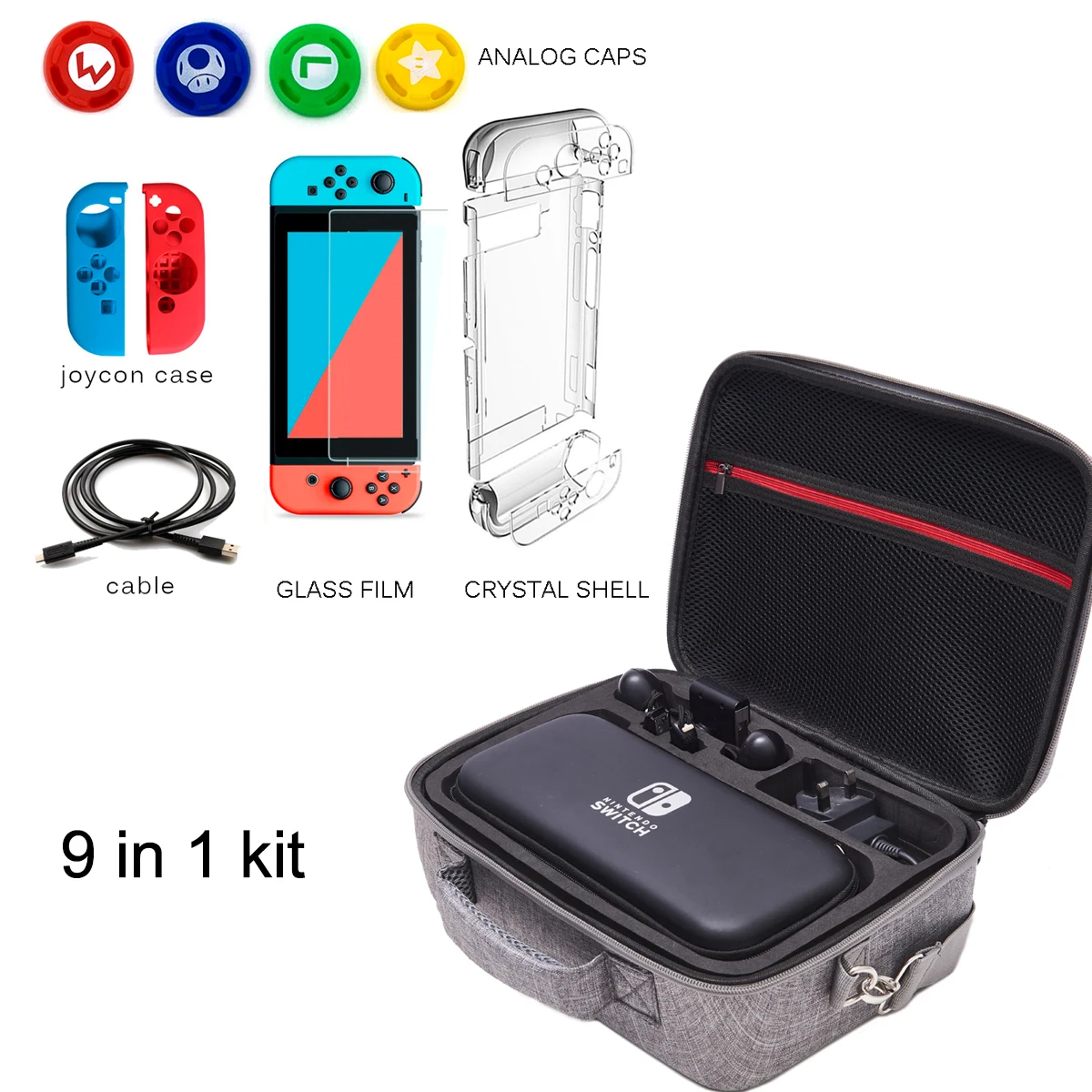 Маленькая + большая сумка для хранения Nintendo Switch портативный жесткий Дорожный