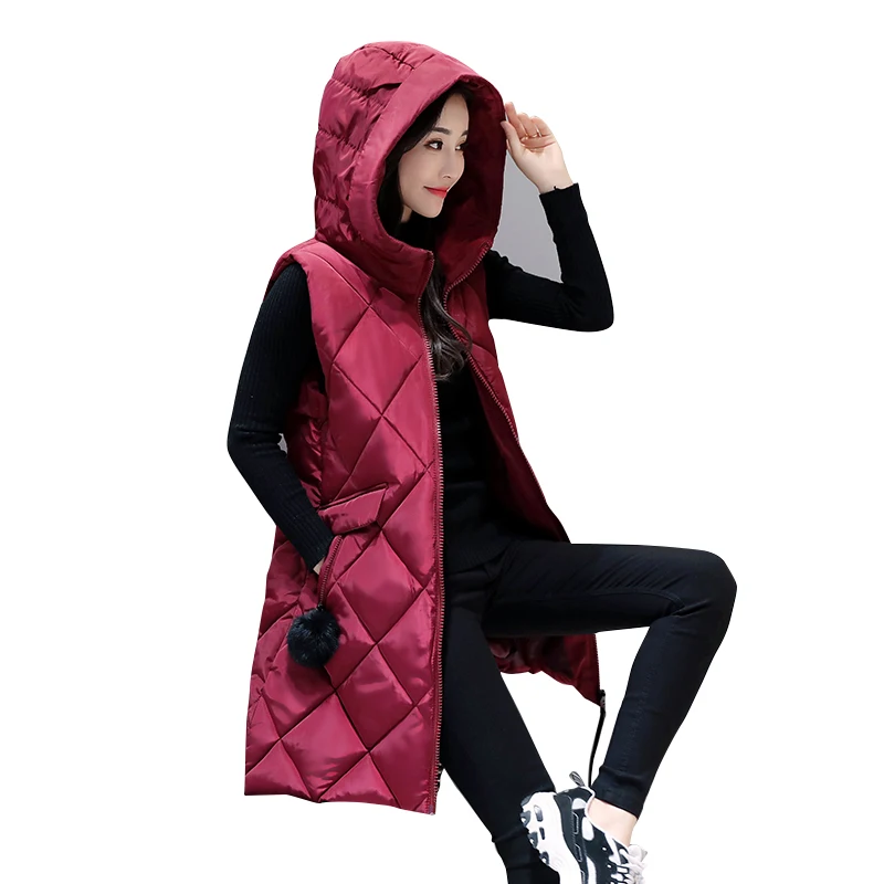 

Nicesnowl Winter Hooded Warm Down Coat Women Casual Long Down Jackets Ladies new Thicken Cotton Parka Outerwear Korean coat