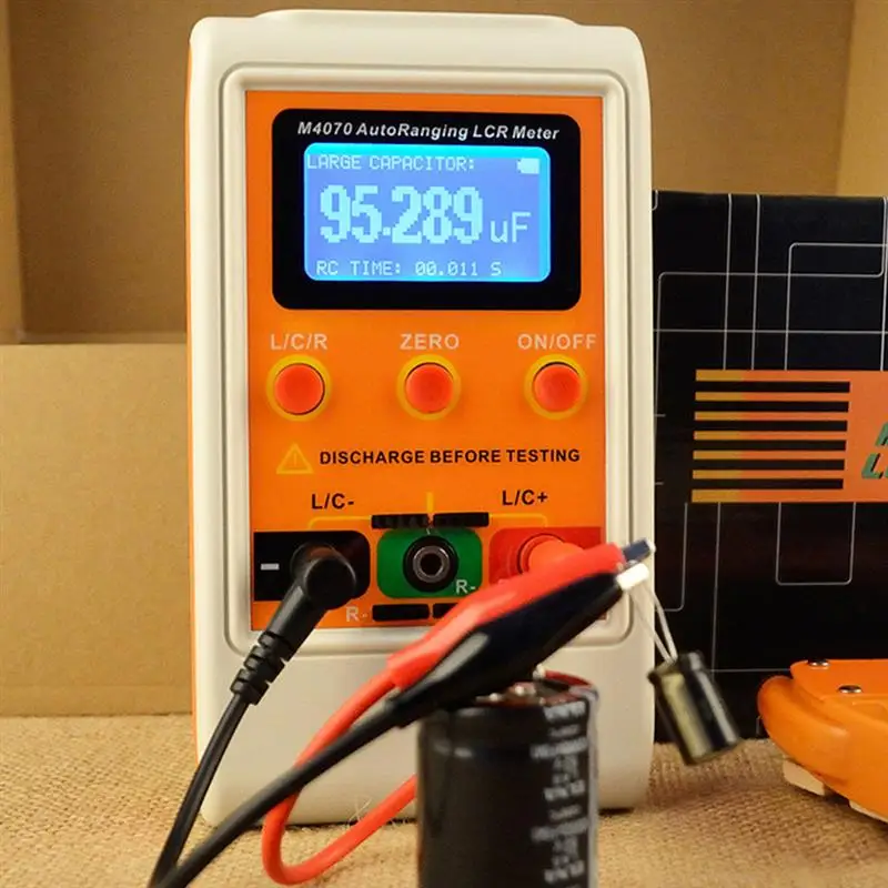 

JINGYAN Professional M4070 LCR Meter 1% Accuracy Digital Multimeter Tester Capacitance Inductance Resistance Measuring Meter