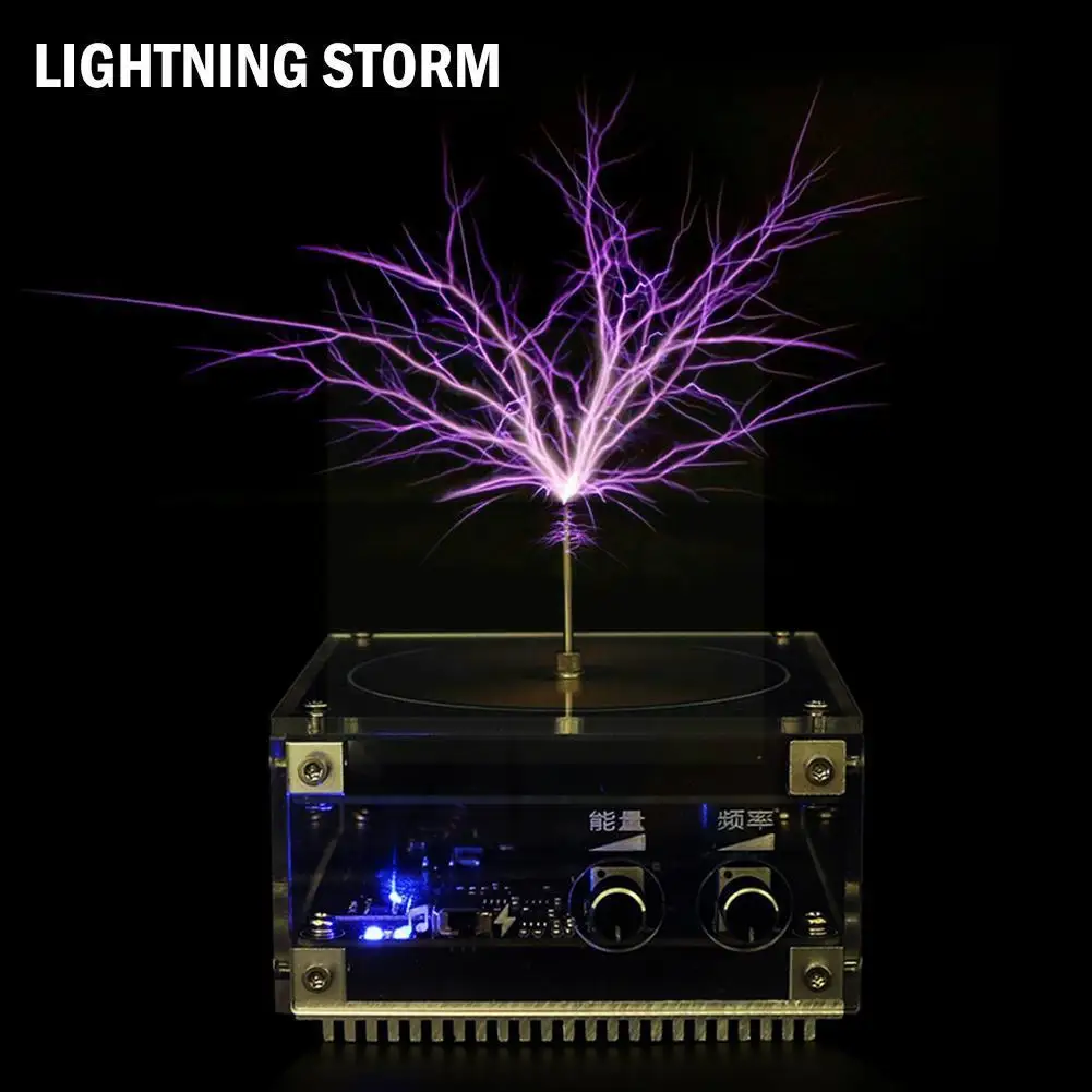 

Black Coil Musical Light Toy Coil Artificial Science and Education Tools Diy Cool Experiment Educational Toys For Children N4W3