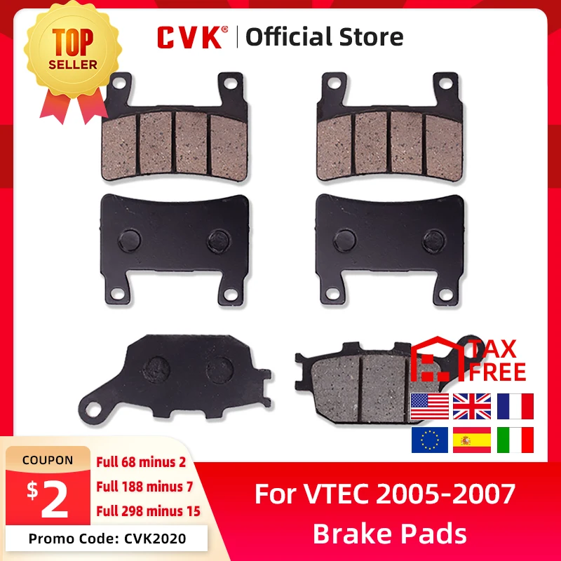 CVK 1 комплект высококачественные тормозные колодки диски обувь спереди и сзади