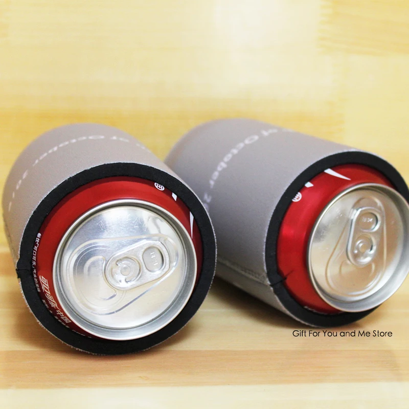 100 шт/лот индивидуальный дизайн Stubby держатель для вашего дня рождения настоящий