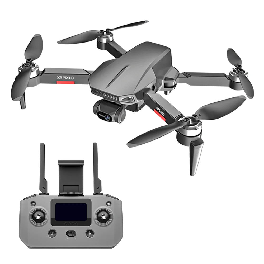 

X2-PRO3 5G WiFi 1.2KM FPV With 3-axis Mechanical Gimbal 4K Dual Camera 20mins Flight Time GPS Foldable RC Quadcopter Drones Toys