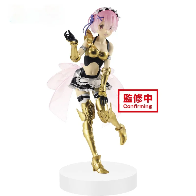 

BANDAI Banpresto RE:ZERO Ram Maid armor Anime Figure Model