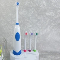 baby kids toddler electric rotating toothbrush with 4 heads oral hygiene tooth brush for baby child cares vibrating toothbrush