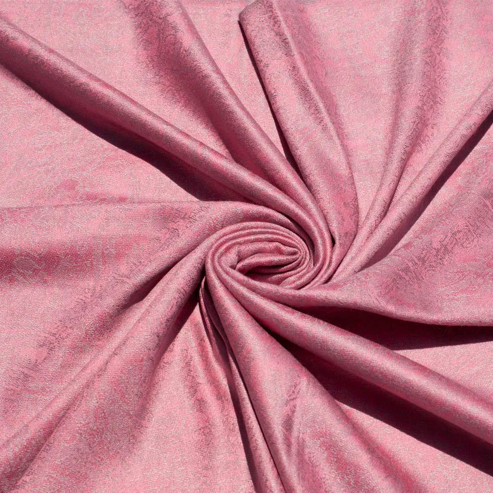Pashimina Silk Scarf Paisley Jacquard Autumn Warp Winter Shawl Cashmere Hijab Long 2 Tones Soft High Quality Gift Pink Gray |