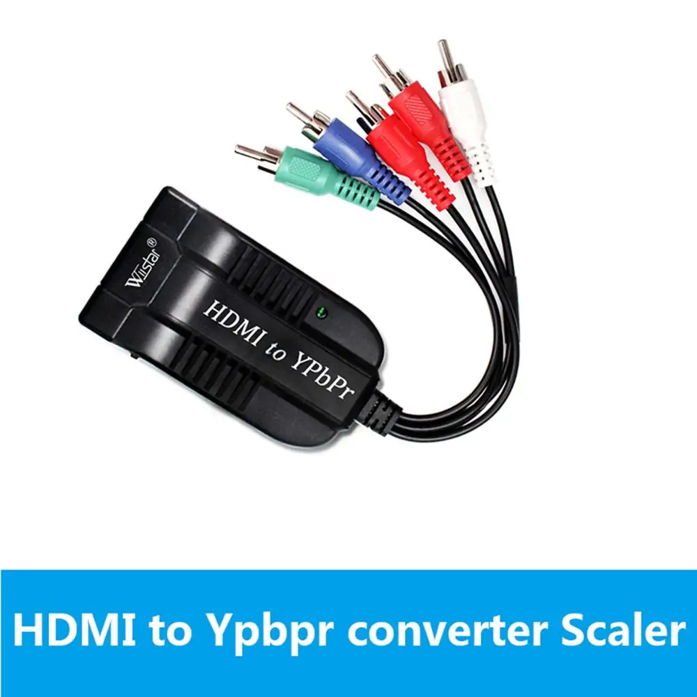 HDMI конвертер YPbPr к 5RCA RGB с компонентным видеокабелем поддержка 1920x1080P компоненту