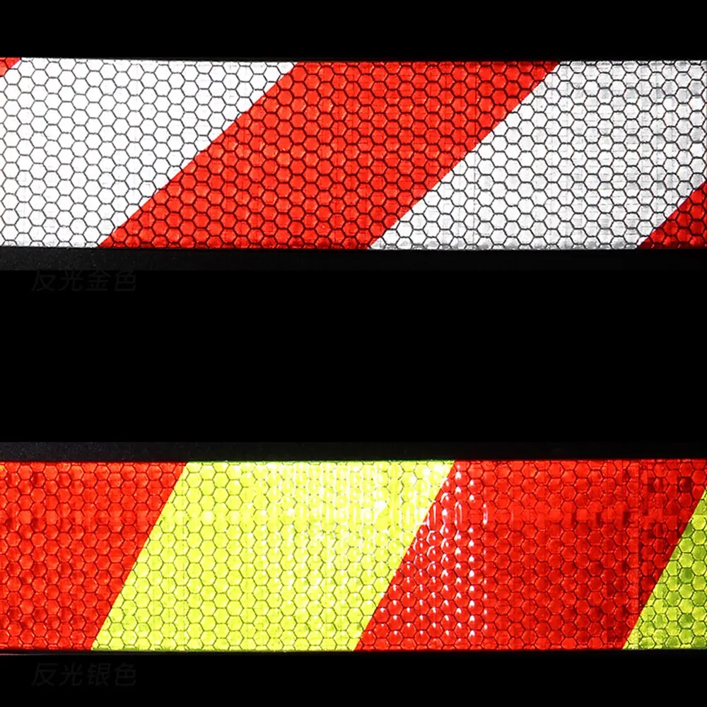 

300*5cm Arrow Safety Warning Conspicuity Reflective Tape Strip Sticker Fluorescent MTB for Automobiles Motorcycle Car-Styling