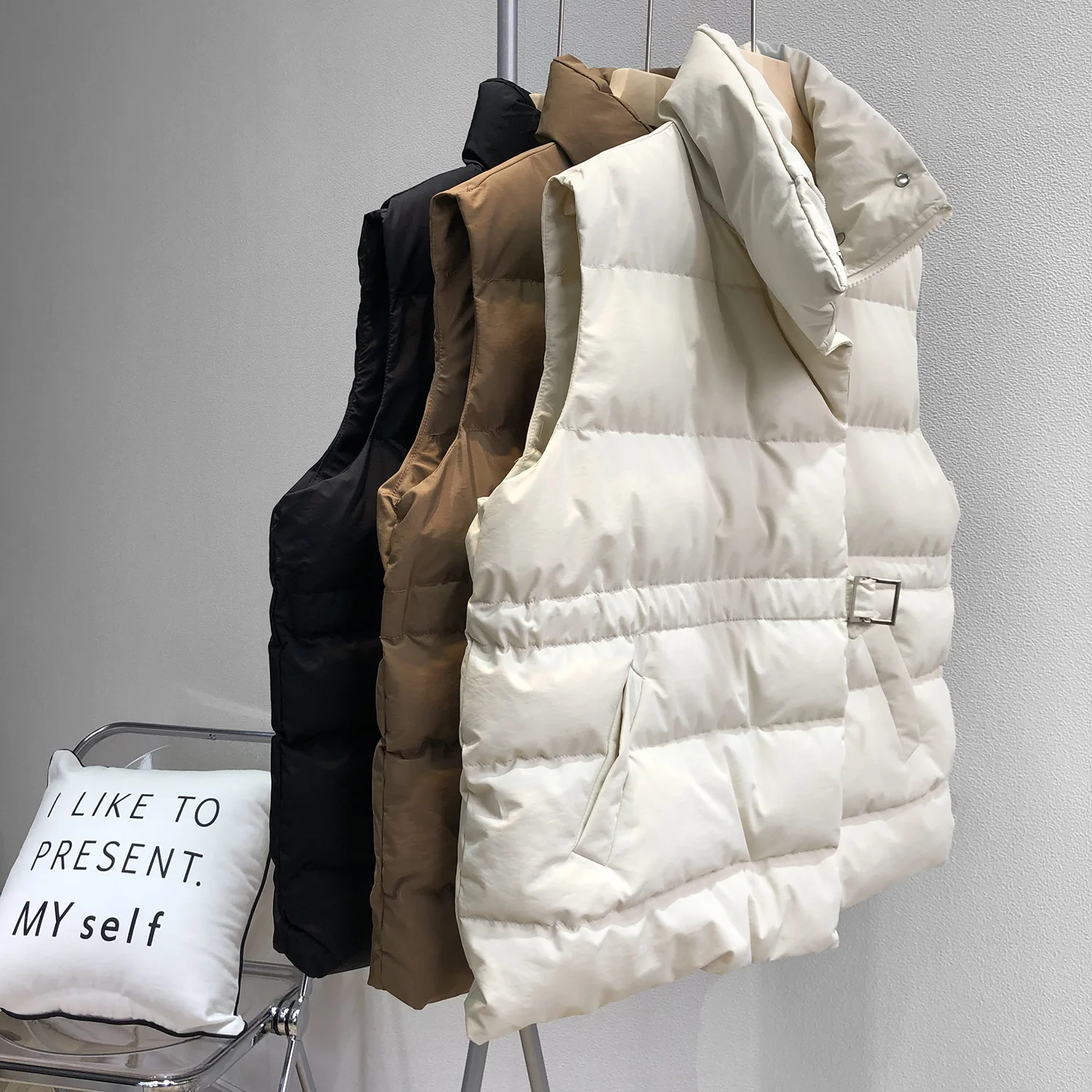 Ветрозащитный хлопковый жилет 2021 женские топы теплый плотный Женская