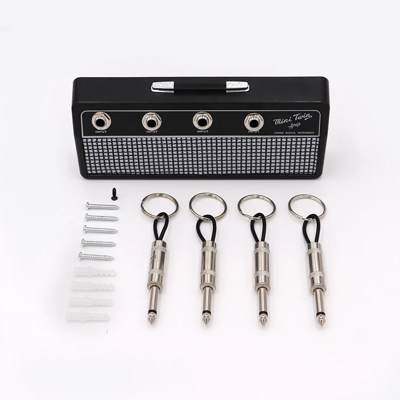 fender blues gitarre keychain halter schlüssel lagerung jack ii rack 20 elektrische key rack vintage verstärker schlüssel ring dropshi