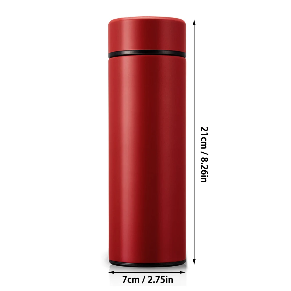 Стильная умная бутылка для горячей воды из нержавеющей стали с сенсорным ЖК