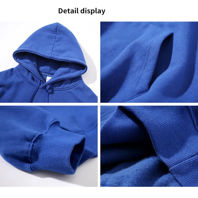 

Fashion Purple Men Hoodie Hip Hop Streetwear Casual Hoodies Sweatshirts Elasticity Autumn Men Solid Color Sweatshirts Hip Hop