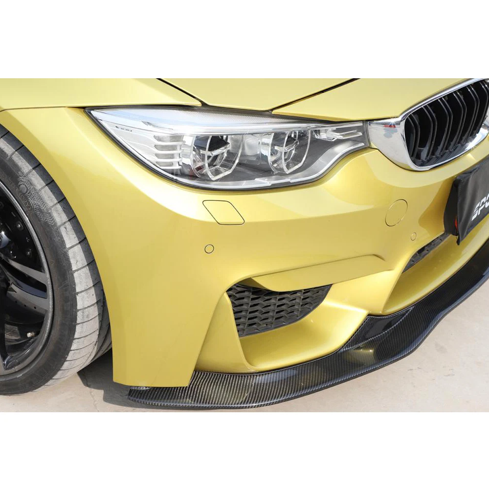 Передний бампер из углеродного волокна спойлер разветвители для BMW F80 M3 F82 F83 M4 2014 -