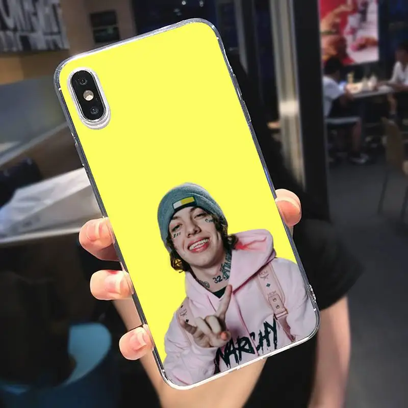

Rapper singer lil xan Phone Case Transparent soft For iphone 5 5s 5c se 6 6s 7 8 11 12 plus mini x xs xr pro max