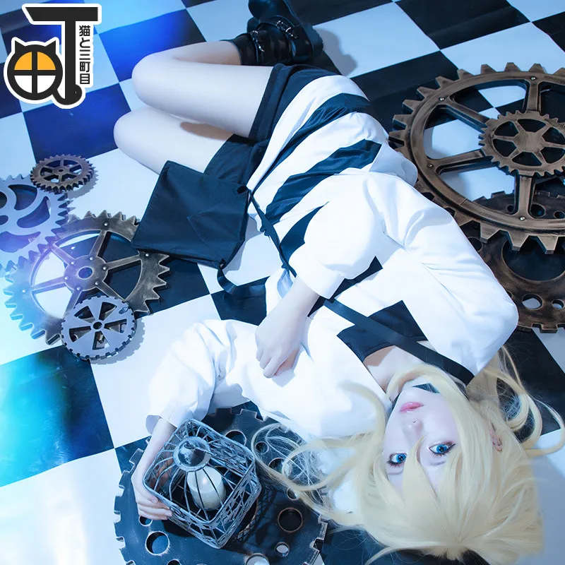 Anime Angels of Death Ray Cosplay Costume Rachel Gardner Women Uniform Satsuriku no Tenshi Cos Full Set Bag New |