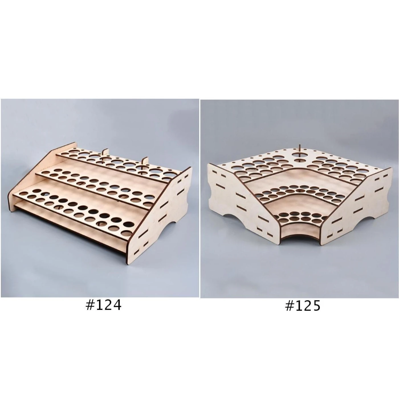 Модель пигмента краски контейнер с чернилами держатель 81/74 отверстиями DIY липа