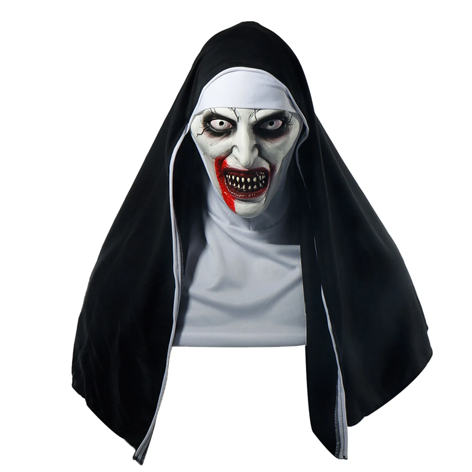 Хэллоуин маска монахини ужасные латексные маски косплей маскариллы валак для