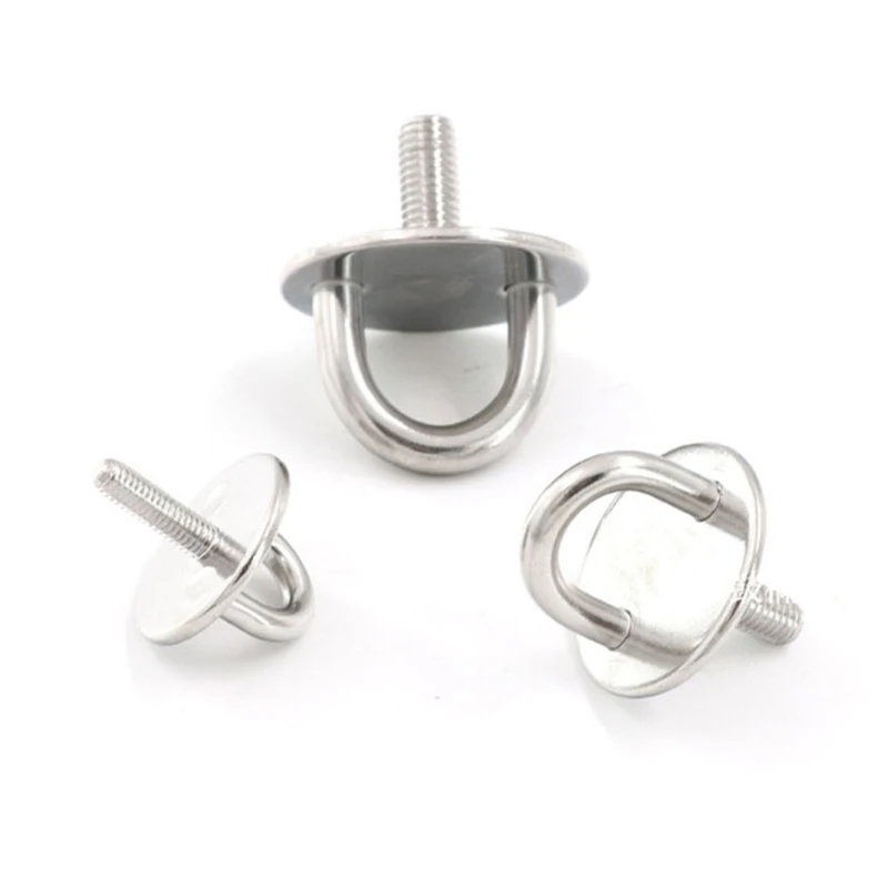 

50LC 1 шт. накладка на глаза пластина с закрытой кабиной крюк 304 Нержавеющая сталь штапельного кольцо крюк U-образный аппаратные средства для л...